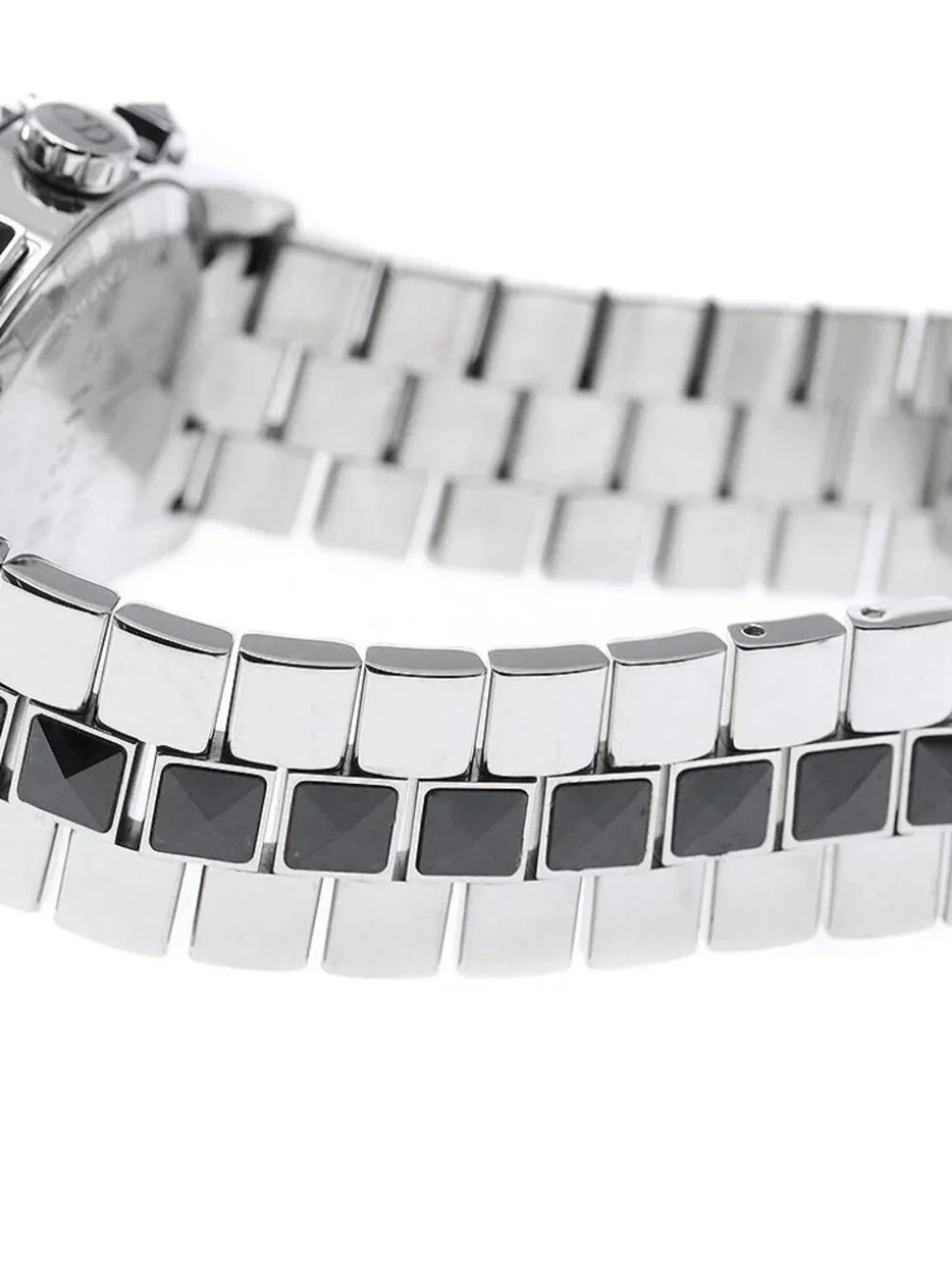 Dior crystal CD11431E diamond bezel chronograph black Dial Quartz Men's_949710